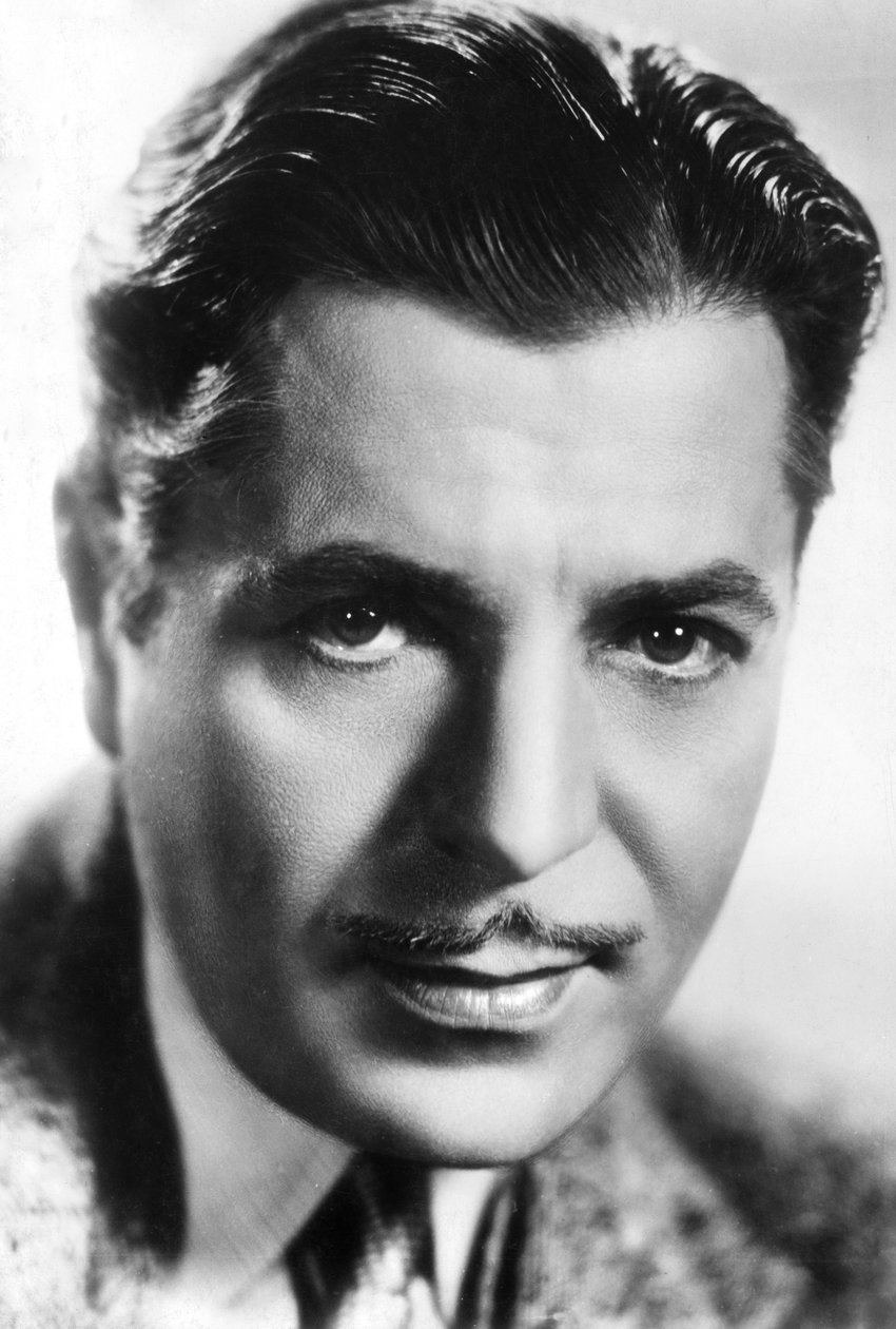 Warner Baxter 1889-1951, amerikai színész, 1930-c1940 alkotó: Unbekannt