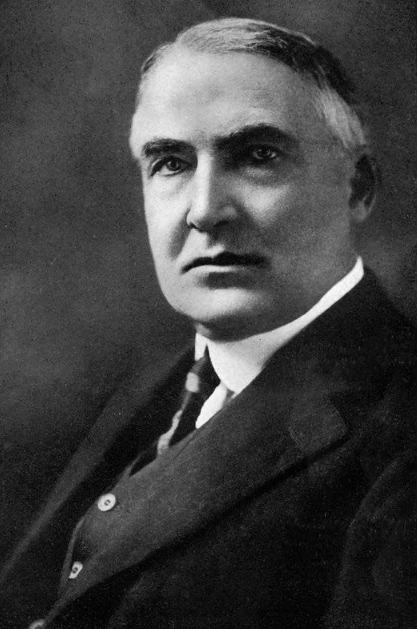 Warren G Harding, az Egyesült Államok 29. elnöke, 1933 alkotó: Unbekannt