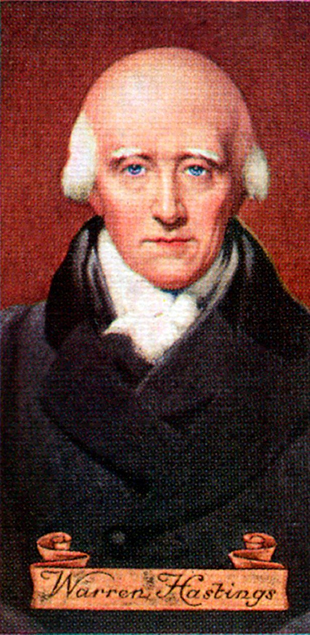 Warren Hastings, egy sor cigarettakártyából, 1935 alkotó: Unbekannt