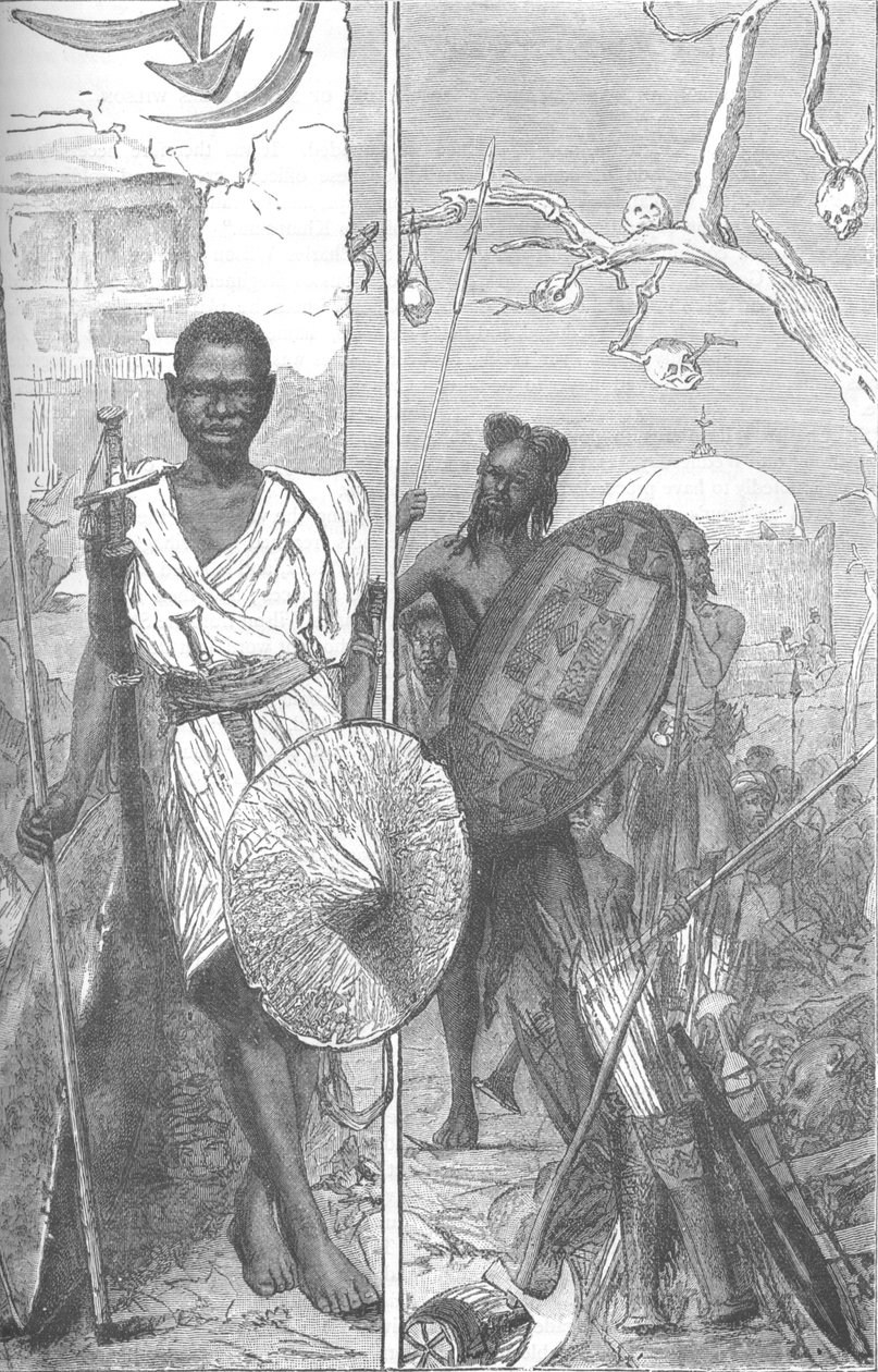 A Mahdi harcosai, 1885 alkotó: Unbekannt