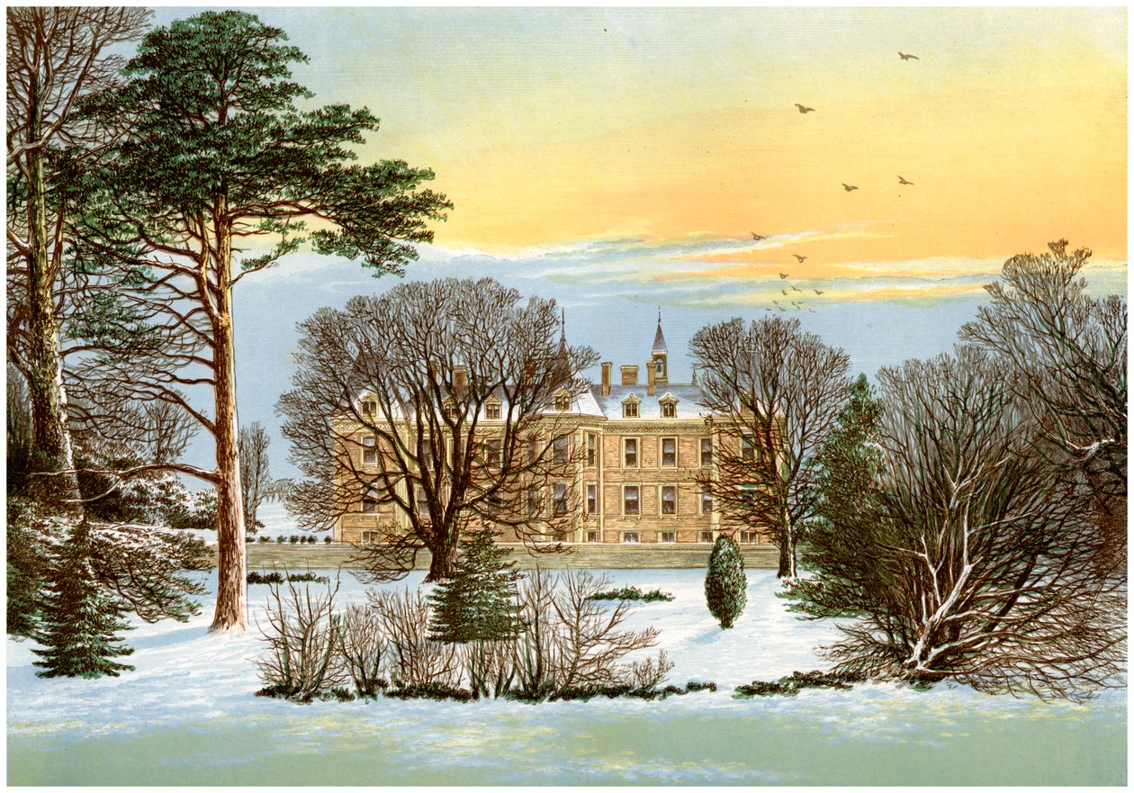 Warter Priory, Pocklington közelében, Yorkshire, a Wilson család otthona, 1880 alkotó: Unbekannt