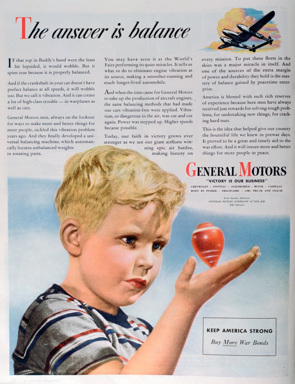 A General Motors háborús reklámja, 1944 alkotó: Unbekannt