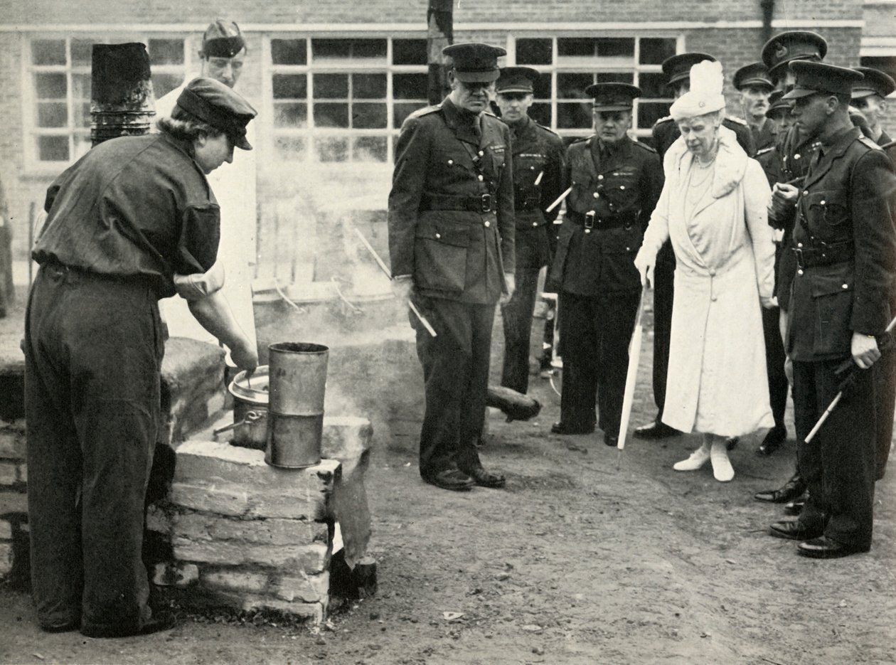 Az A.T.S. lányok a munkahelyen... Army School of Cookery at Aldershot, c1941, 1951. alkotó: Unbekannt