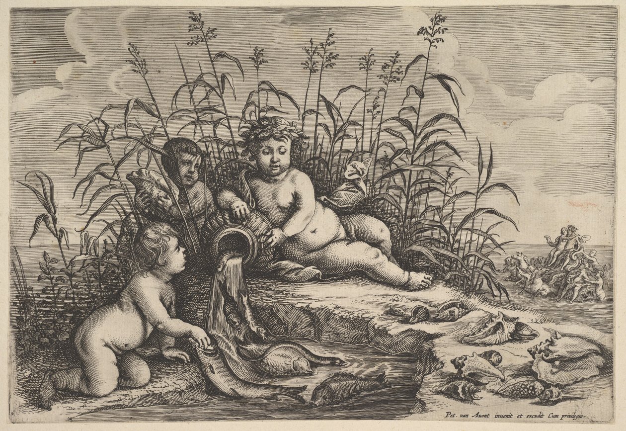 Víz a négy elemből, Avont után, 1647. alkotó: Unbekannt
