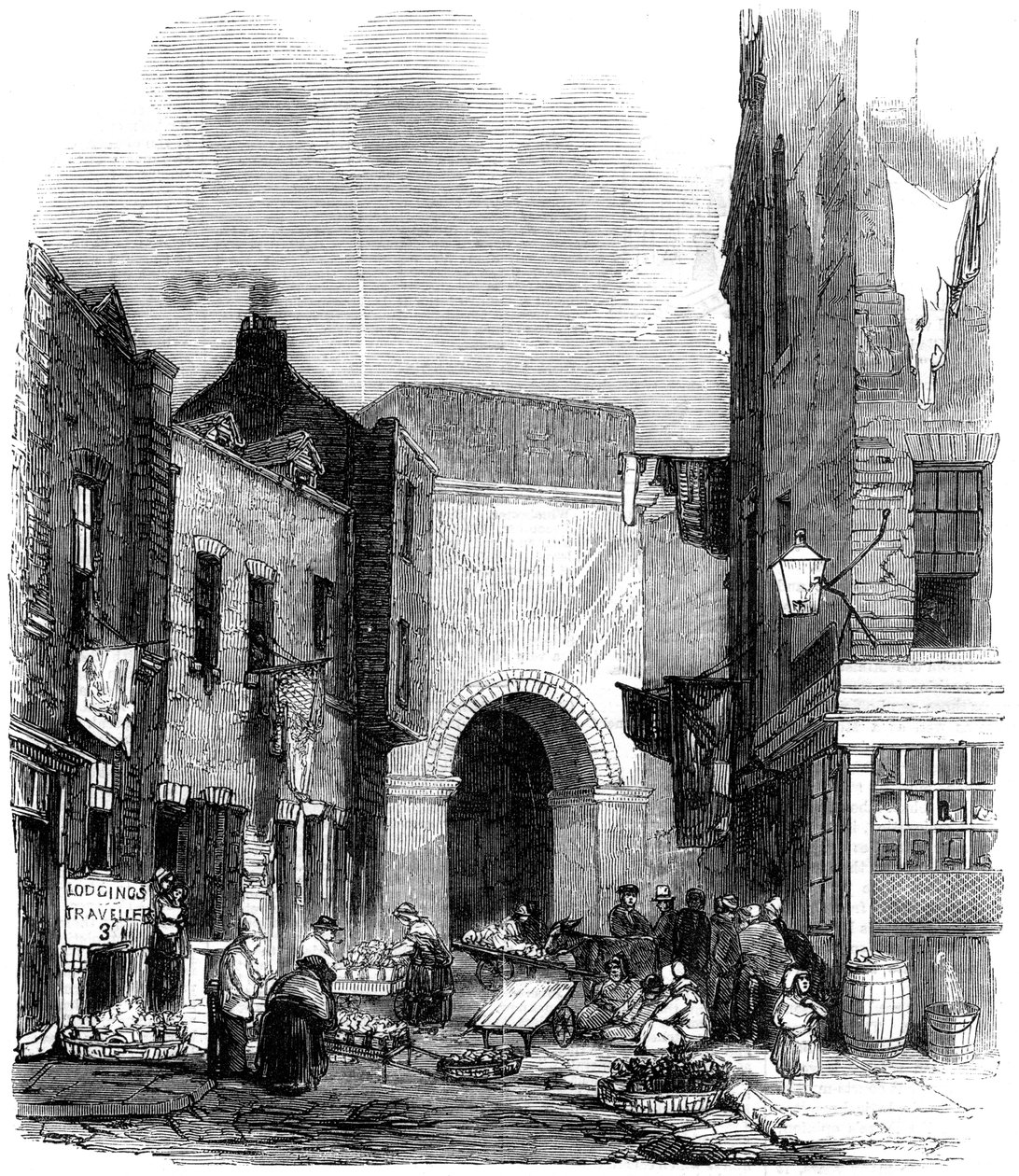 Víztartály St Giless in the Fieldsben, London, 1858 alkotó: Unbekannt