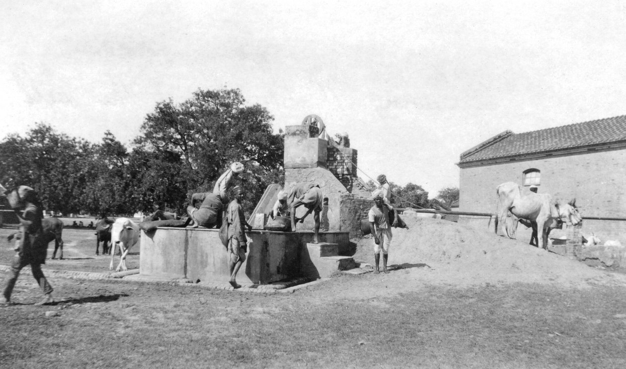 Vízkút, Mathura, India, 1916-1917 alkotó: Unbekannt