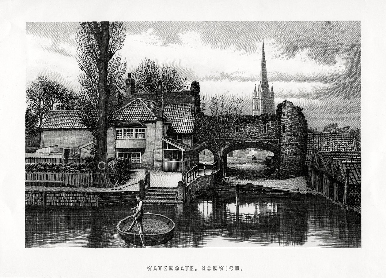 Watergate, Norwich, 1896 alkotó: Unbekannt