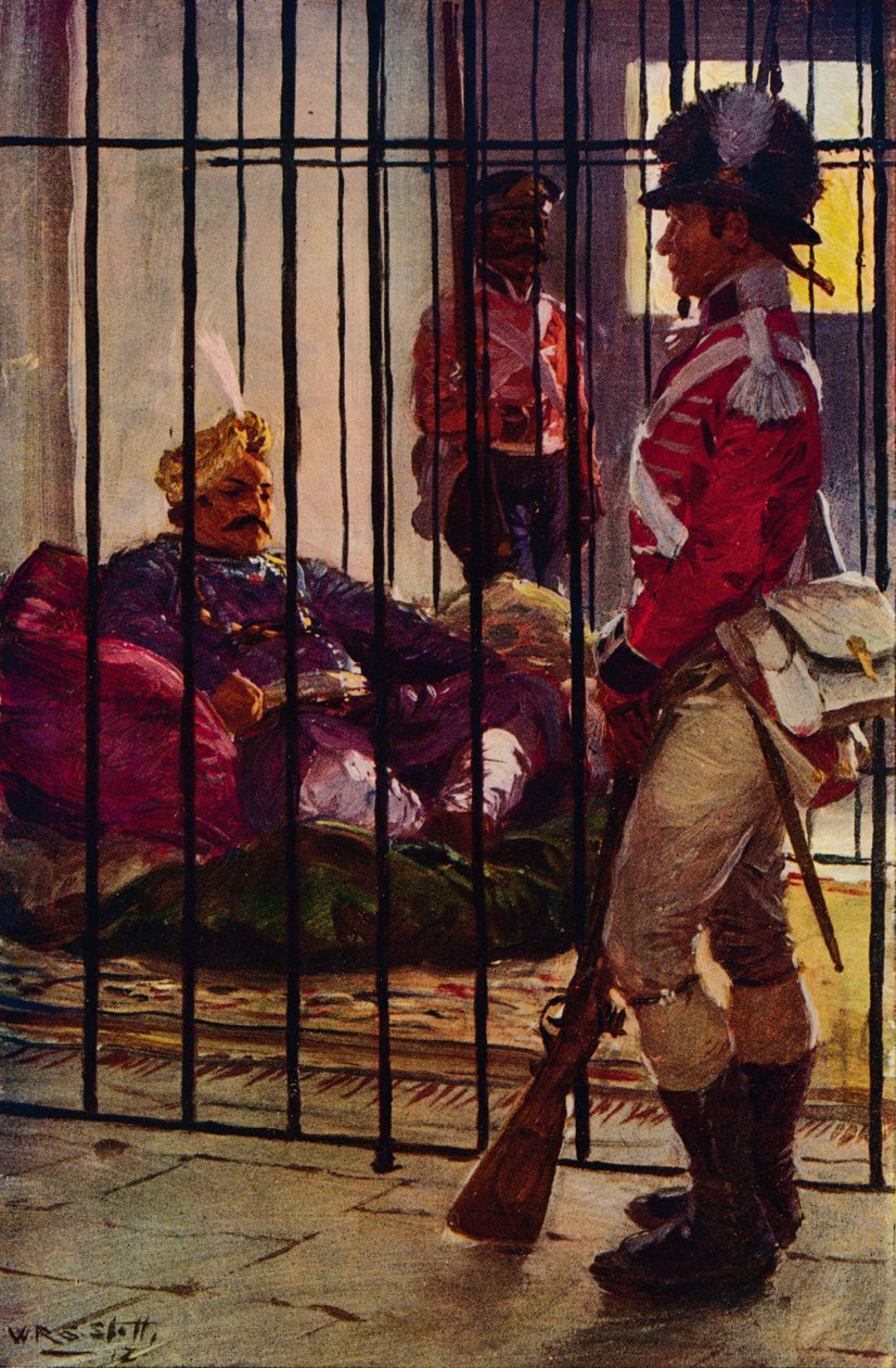 Wazir Ali a börtönben, c1799 c1912 alkotó: Unbekannt