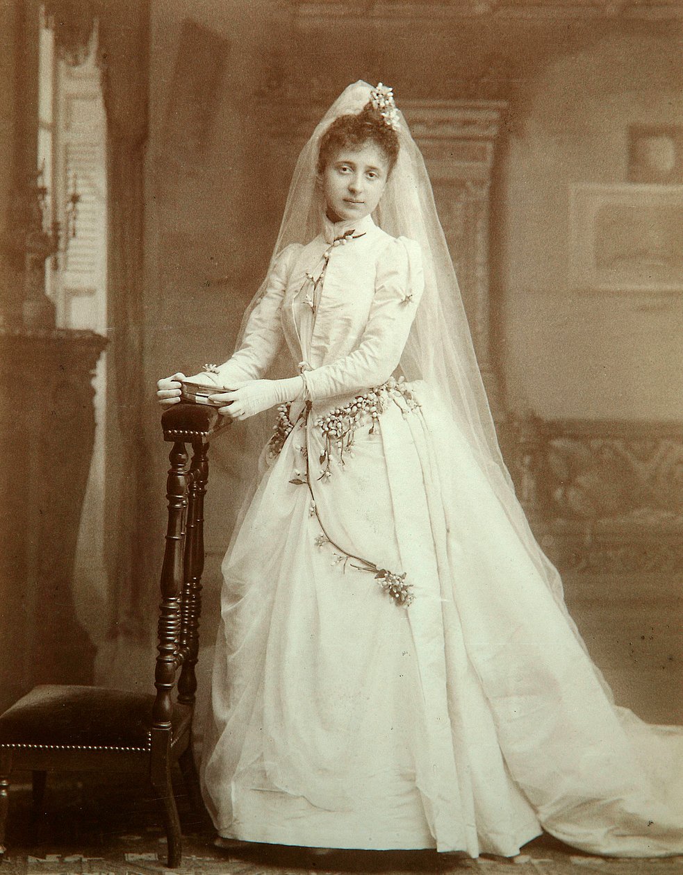 Esküvői portré, 1880-as évek alkotó: Unbekannt