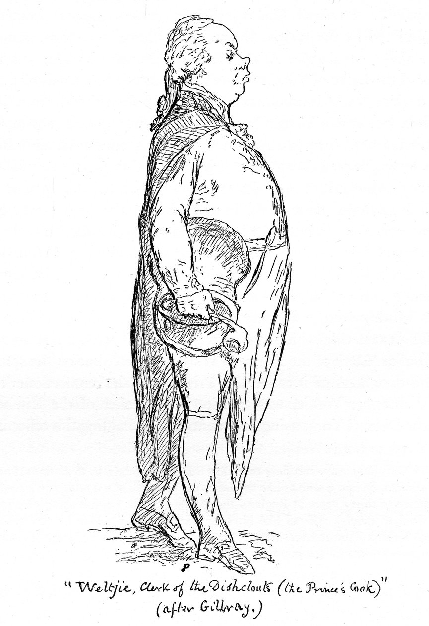 Weltje, a Dishclouts, the Princes Cook tisztviselője, 18. század vége, 1939 alkotó: Unbekannt