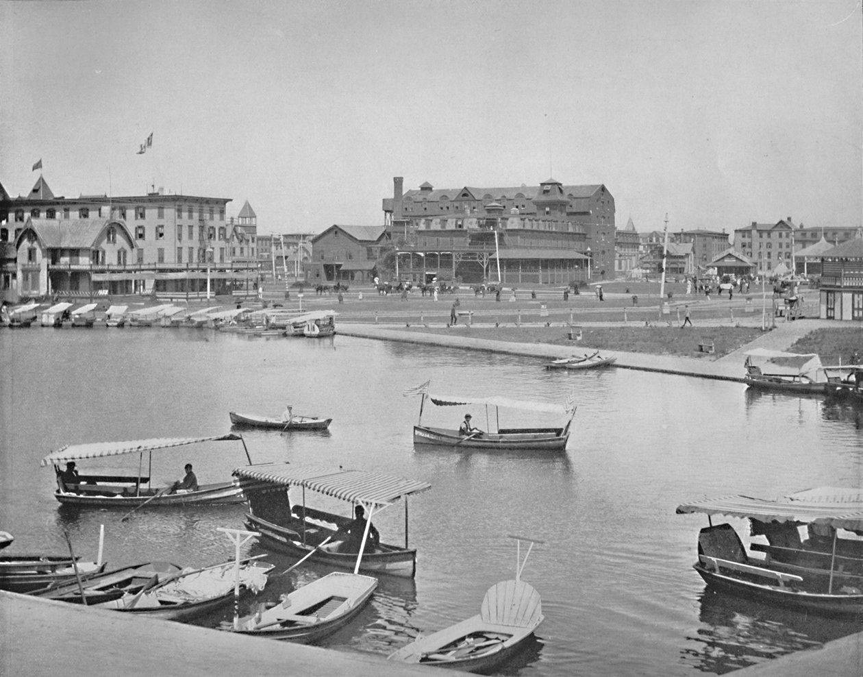 Wesley Lake, Asbury Park, New Jersey, 1897. alkotó: Unbekannt