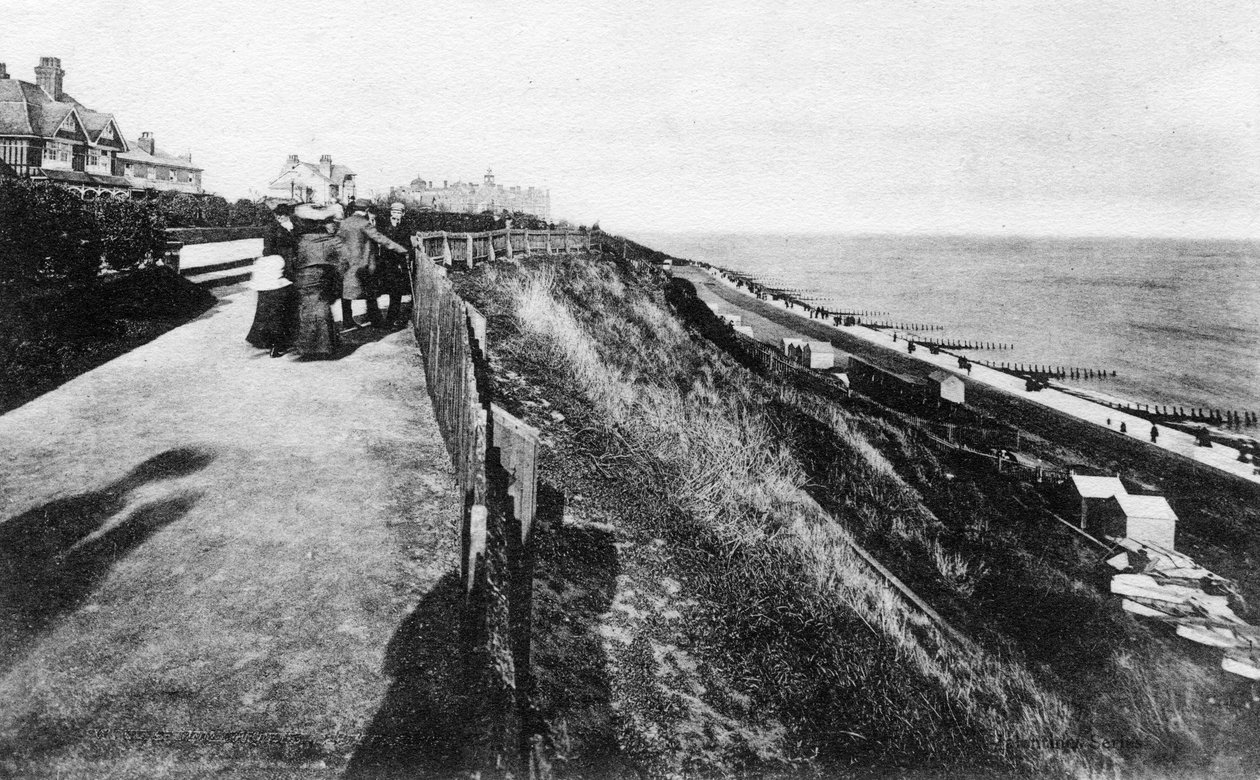 West Cliff és kertek, Felixstowe, Suffolk, 20. század eleje alkotó: Unbekannt