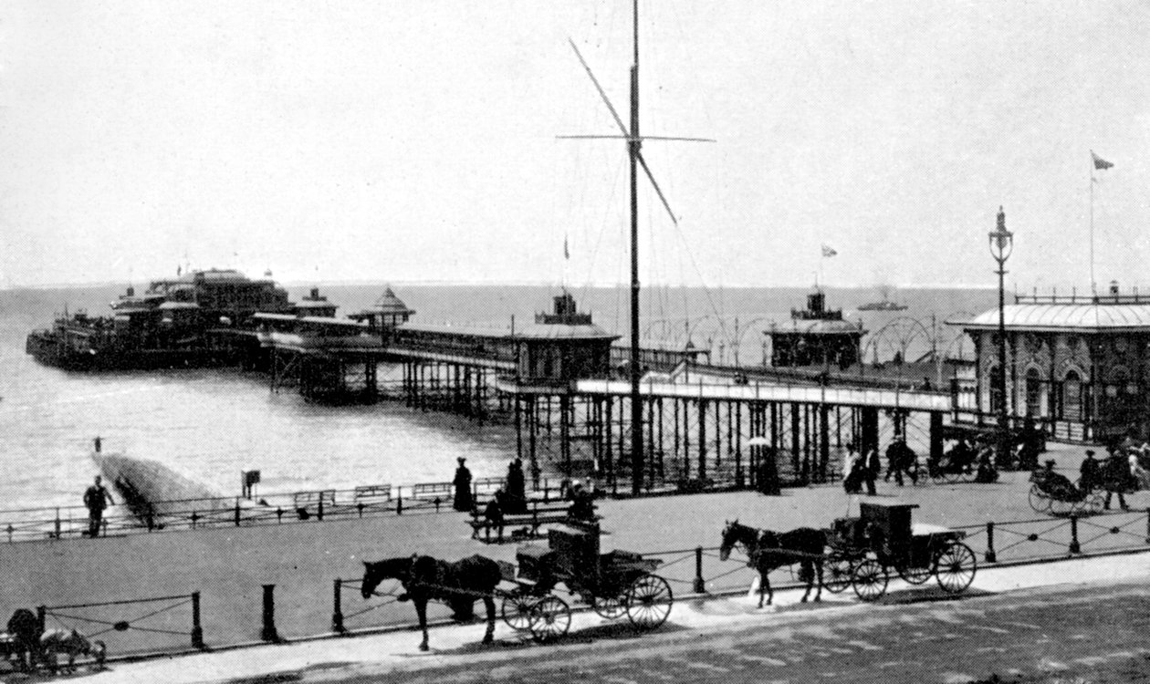 West Pier, Brighton, Sussex, XX. század eleje alkotó: Unbekannt