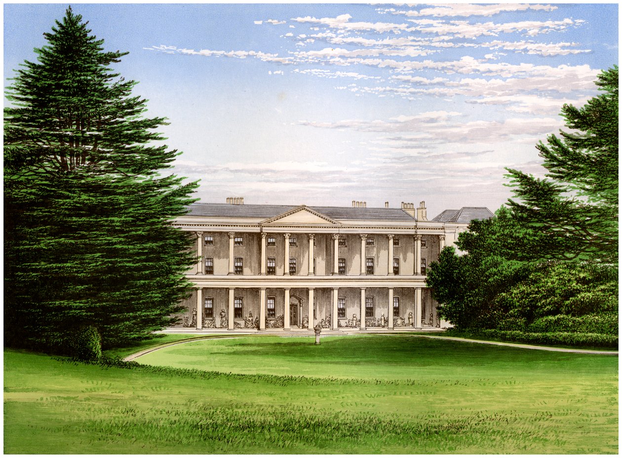 West Wycombe House, Buckinghamshire, Baronet Dashwood otthona, 1880 alkotó: Unbekannt