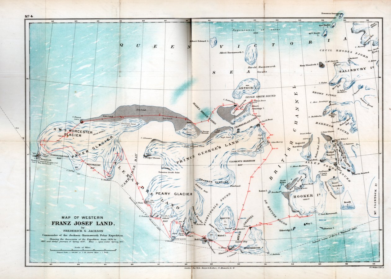 Nyugat-Franz József-föld, 1899 alkotó: Unbekannt
