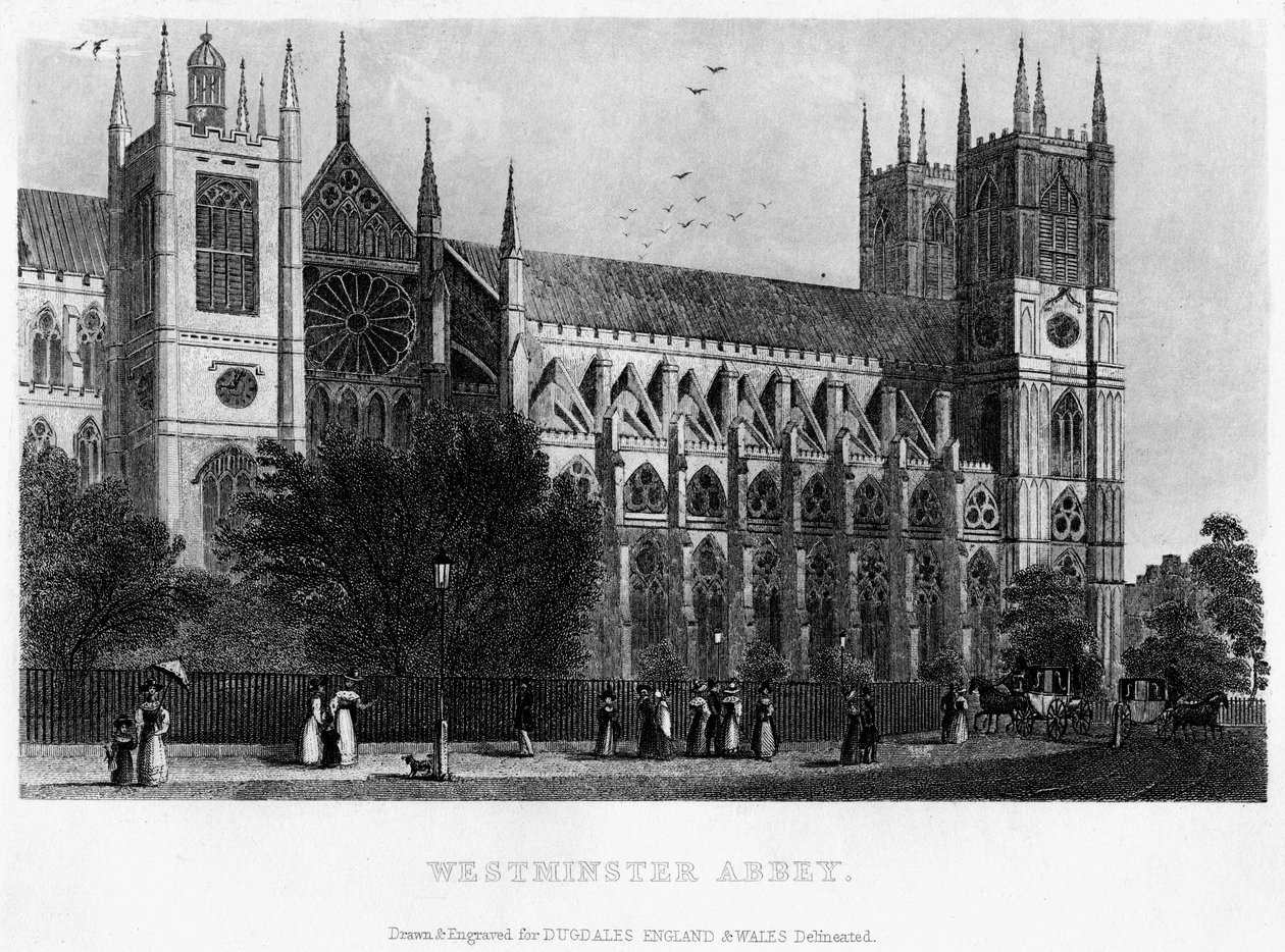 Westminster Abbey, London, 19. század alkotó: Unbekannt