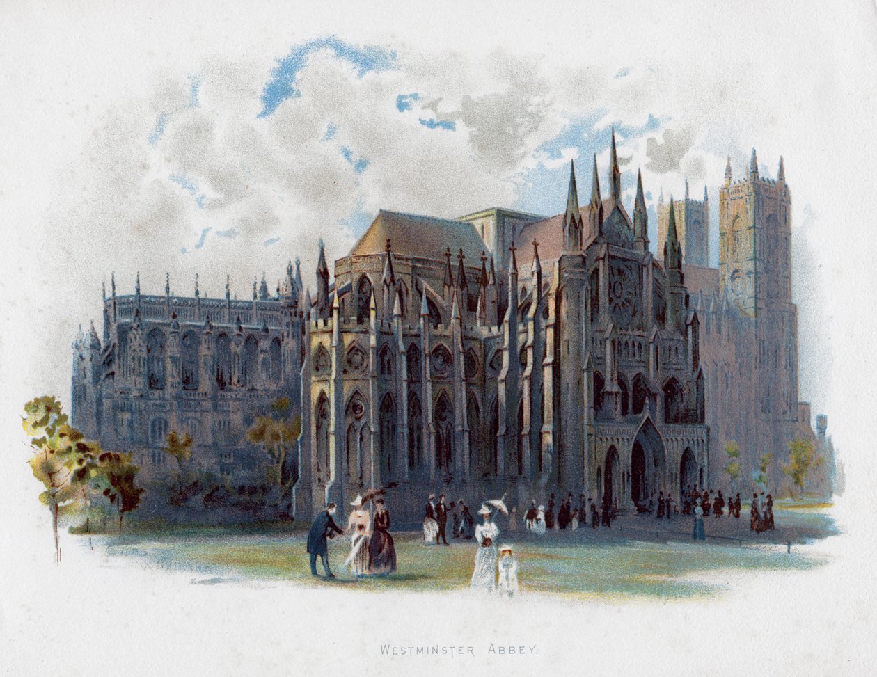 Westminster Abbey, London, 19. század vége alkotó: Unbekannt