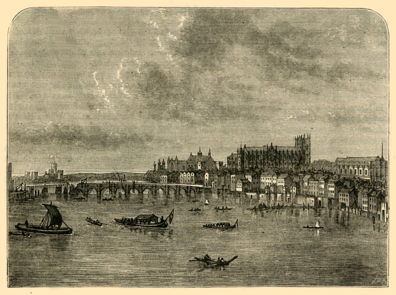 Westminster híd, 1881. alkotó: Unbekannt