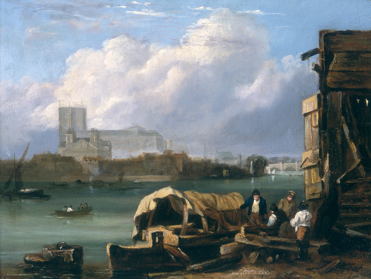 „Westminster Lambethből”, 1827 után alkotó: Unbekannt
