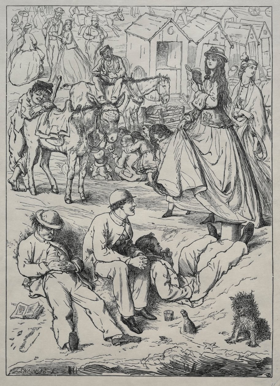 Mit csináltunk a tengerparton – Semmi, 1862. alkotó: Unbekannt