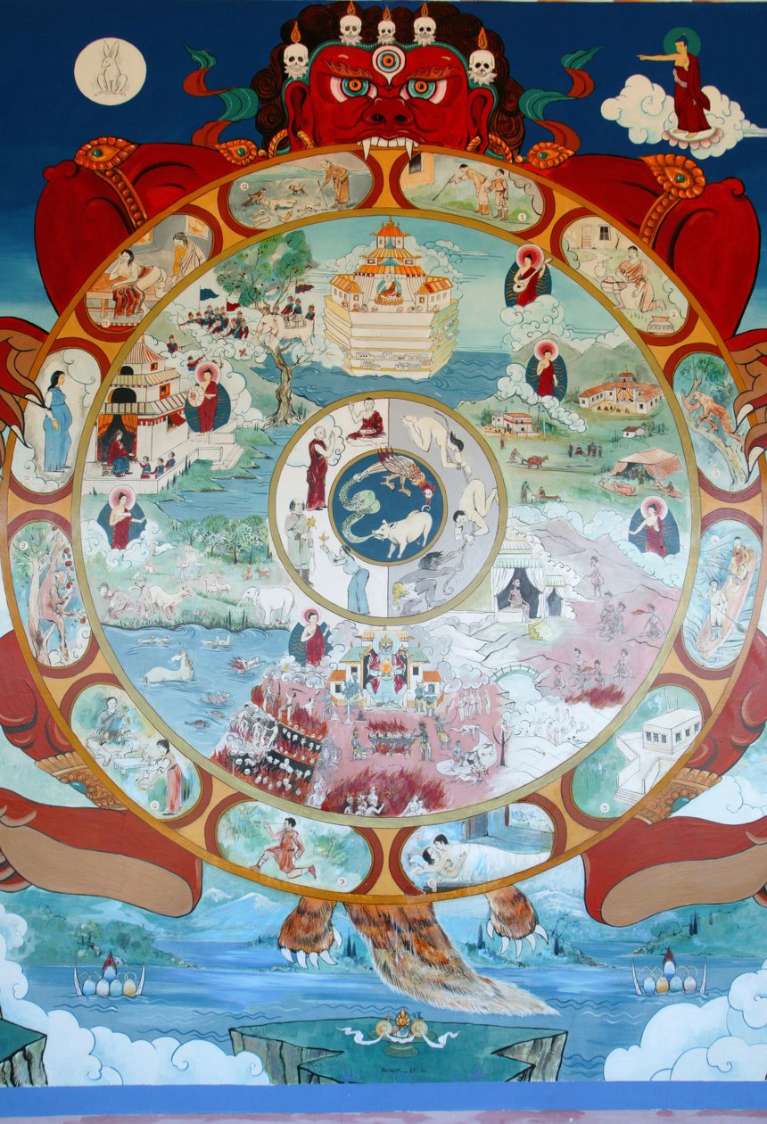Samsara kereke. Ezer Buddha temploma. Toulon sur Arroux Franciaország alkotó: Unbekannt