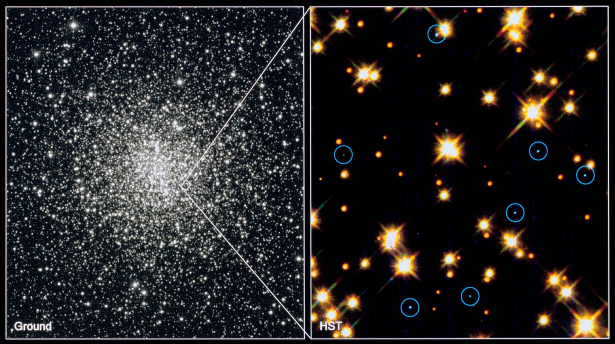 Fehér törpe csillagok a Globular Cluster M4H Bond STSCI-ben alkotó: Unbekannt