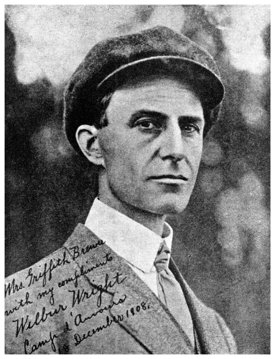 Wilbur Wright, amerikai repülés úttörője, 1908 1956 alkotó: Unbekannt