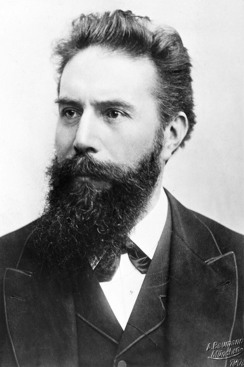 Wilhelm Conrad Roentgen német fizikus, 1900 körül alkotó: Unbekannt