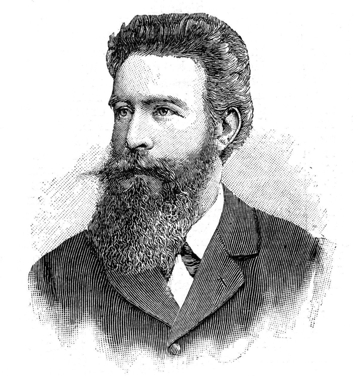 Wilhelm Konrad von Rontgen német fizikus, 1902. alkotó: Unbekannt