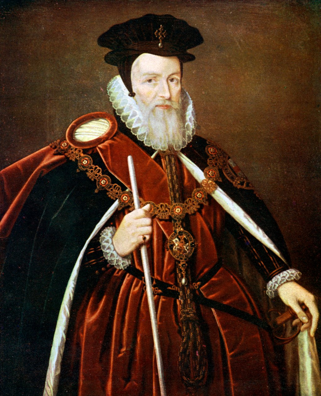 William Cecil, 1. Burghley báró, 16. század c1905 alkotó: Unbekannt