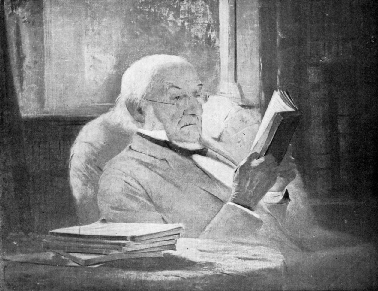 William Ewart Gladstone, a Brit Liberális Párt államférfija és miniszterelnöke, a 19. század vége alkotó: Unbekannt