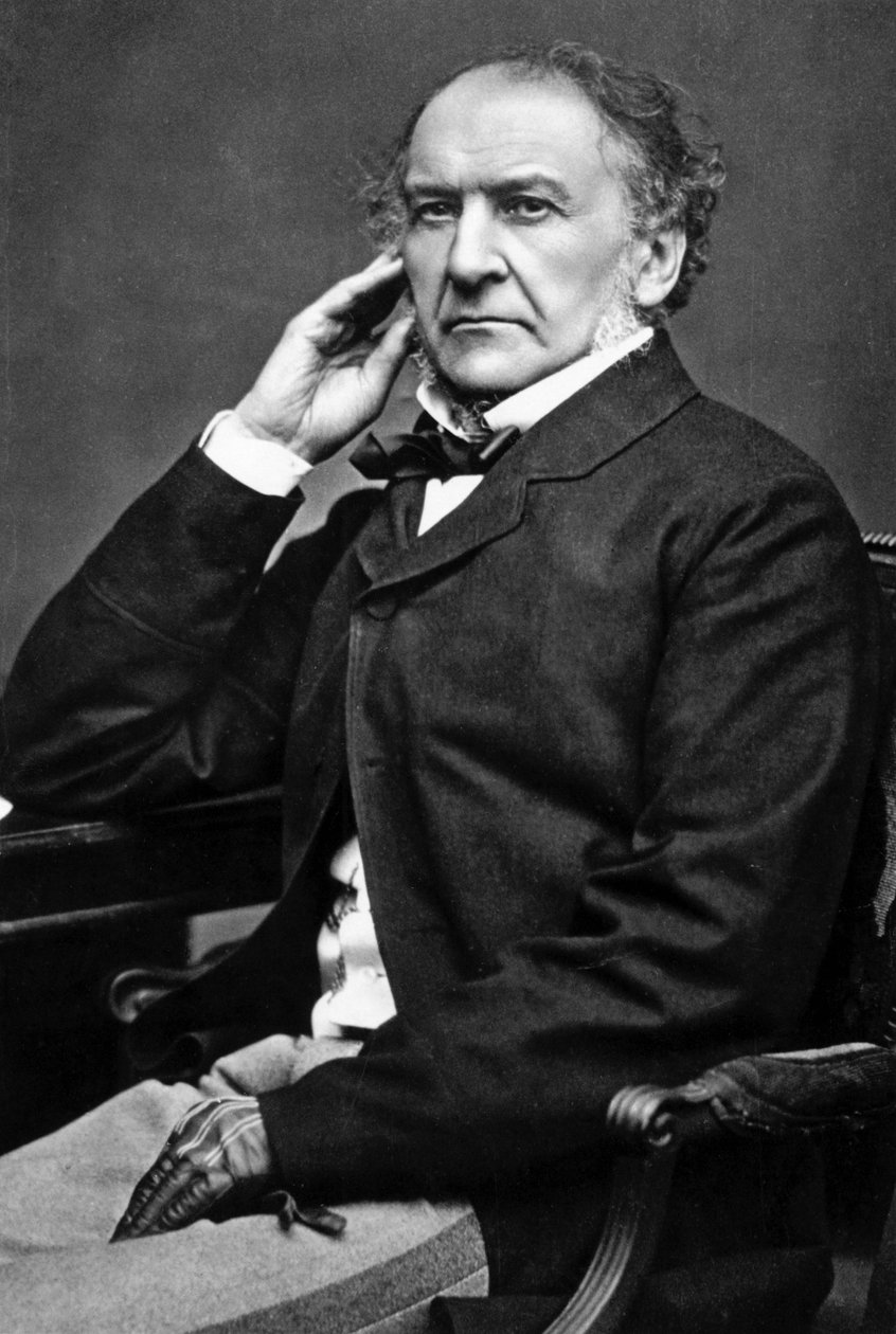William Ewart Gladstone, brit liberális államférfi, 19. század alkotó: Unbekannt