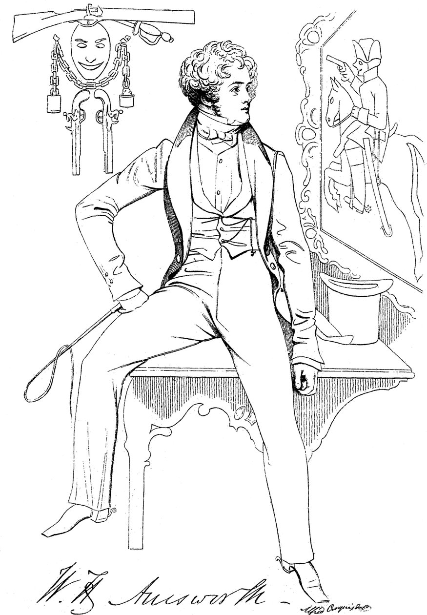 William Harrison Ainsworth 1805-1882, angol történelmi regényíró, 1835 alkotó: Unbekannt
