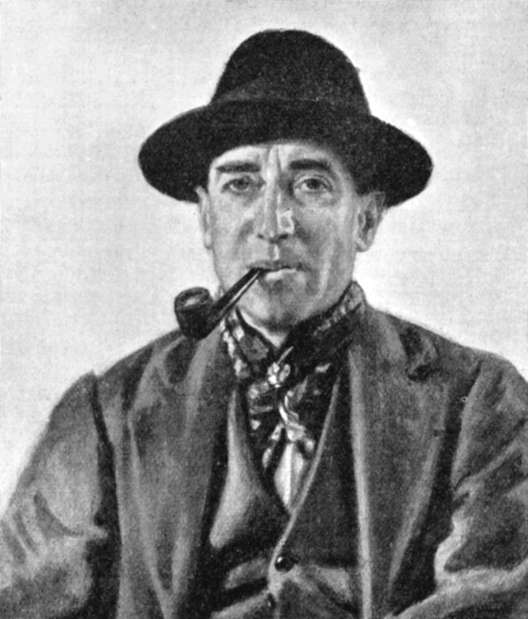 William Henry Davies 1871-1940, walesi költő és író, a XX. század elején. alkotó: Unbekannt