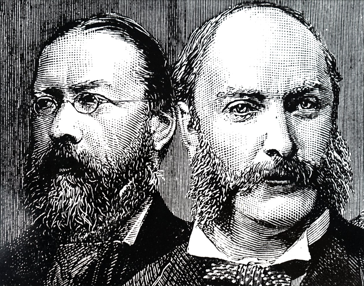 William Henry Preece és John William Strutt. alkotó: Unbekannt