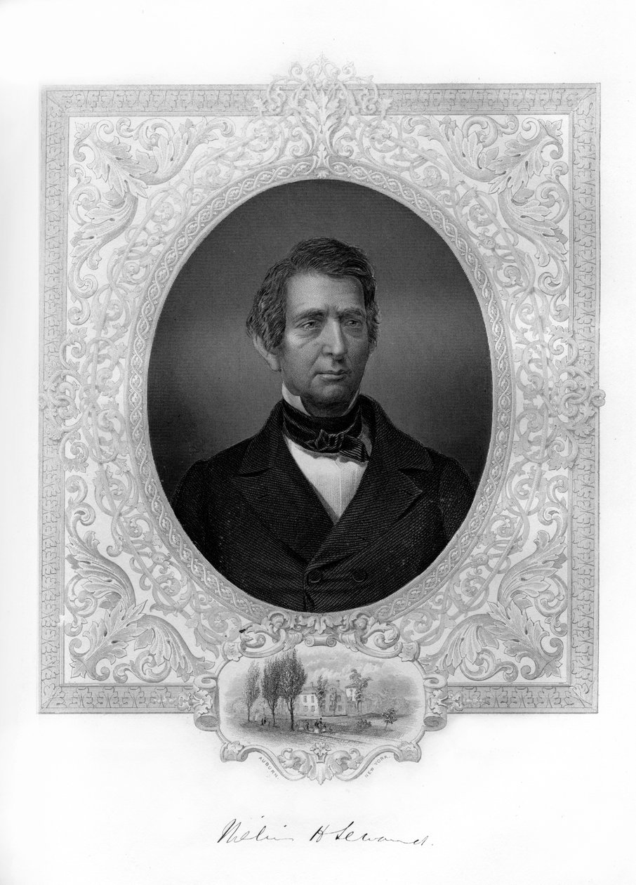 William Henry Seward, az Egyesült Államok külügyminisztere Lincoln és Johnson idején, 1862-1867 alkotó: Unbekannt