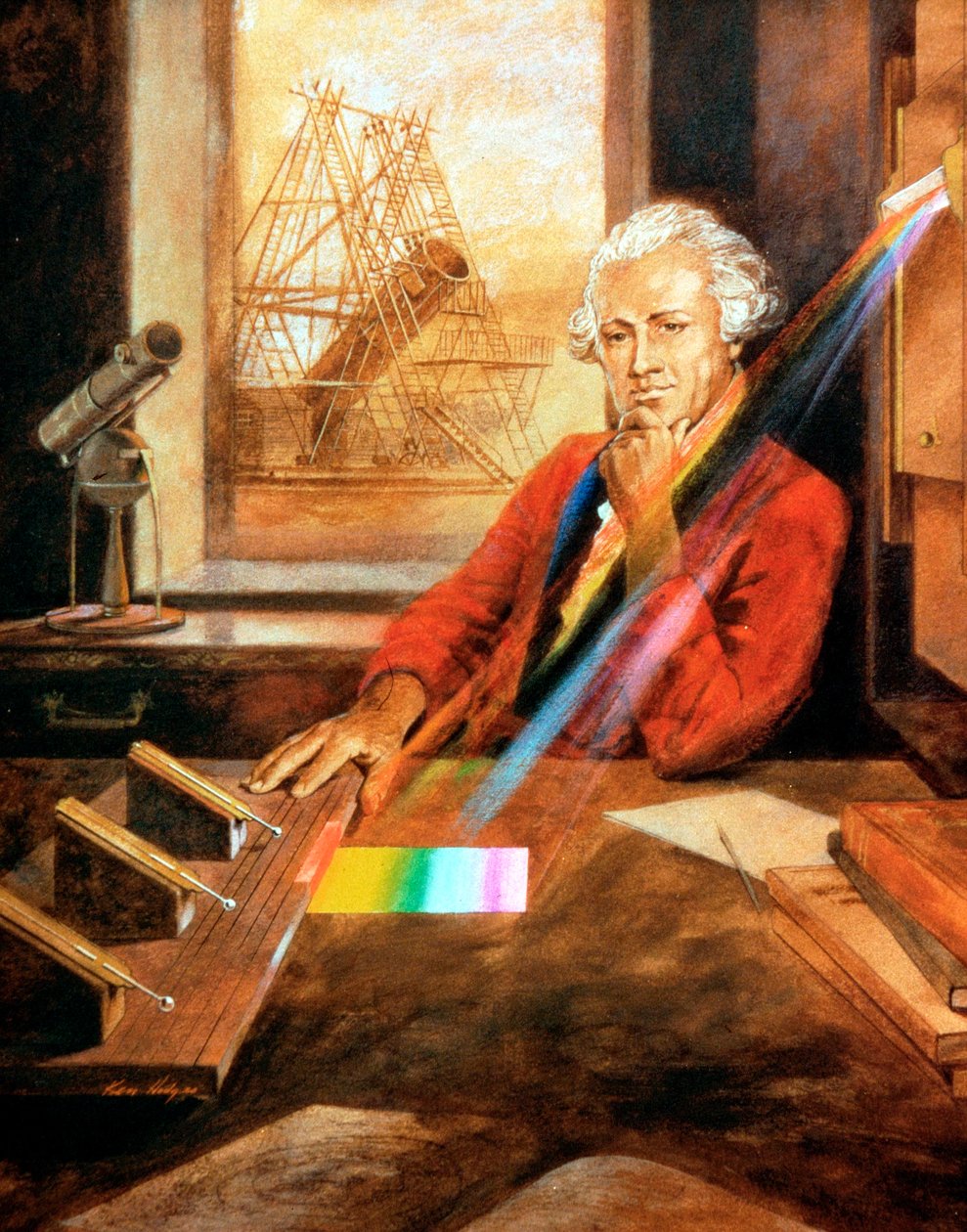 William Herschel 1738-1822 német származású angol csillagász alkotó: Unbekannt