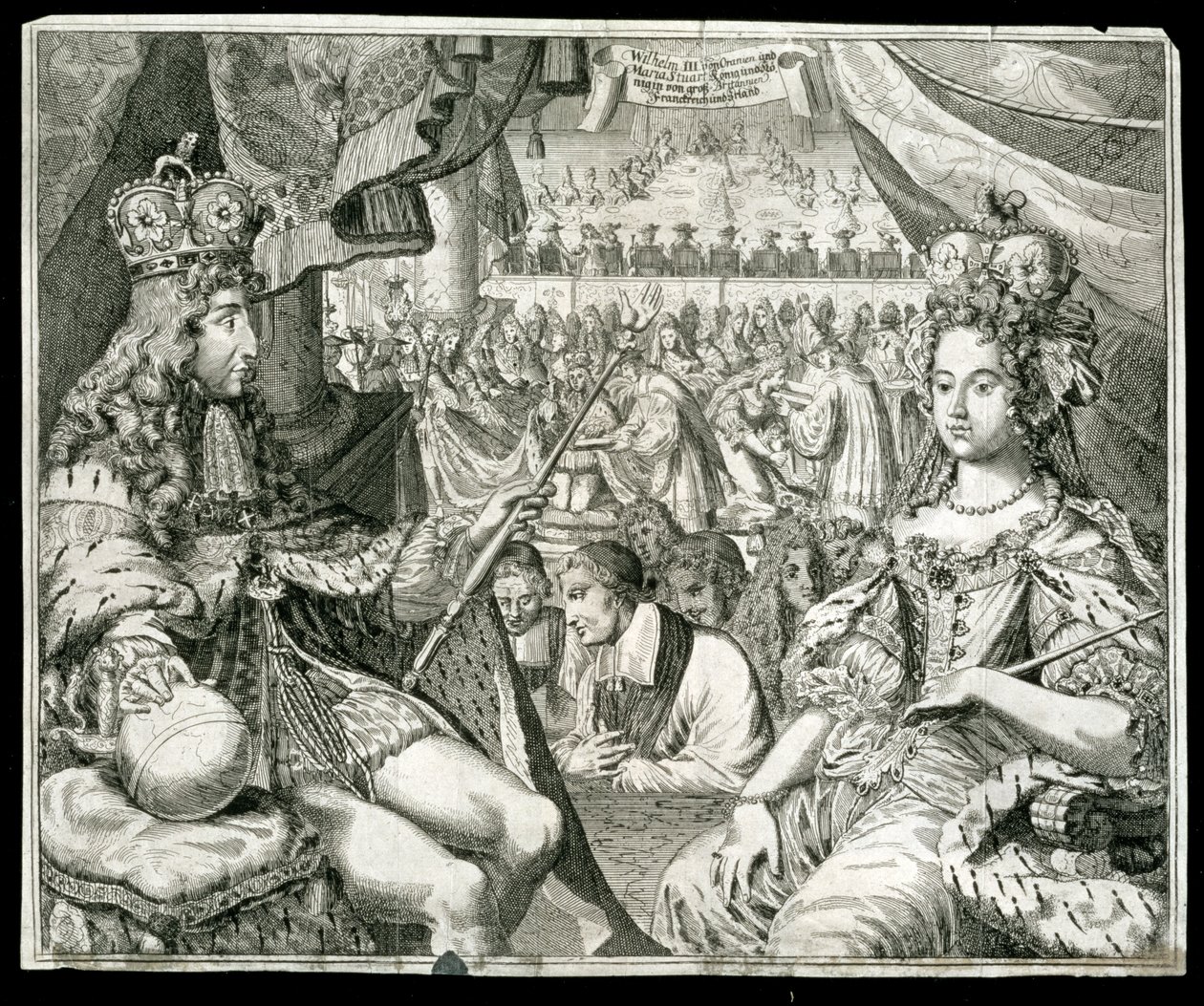 III. Vilmos és II. Mária, Nagy-Britannia és Írország királya és királynője, 1689 alkotó: Unbekannt