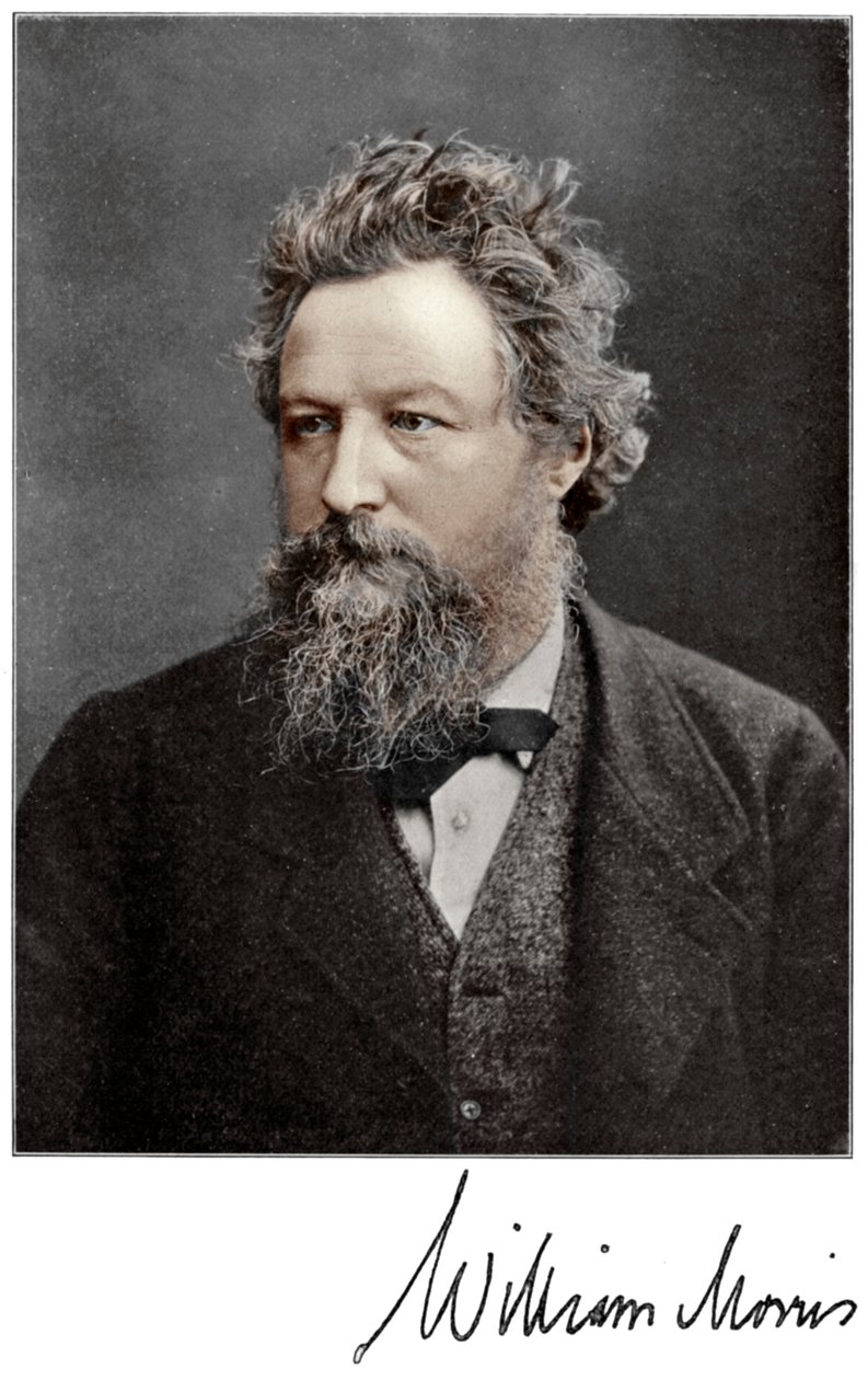 William Morris, 19. századi angol művész, író, szocialista és aktivista, 1901 alkotó: Unbekannt