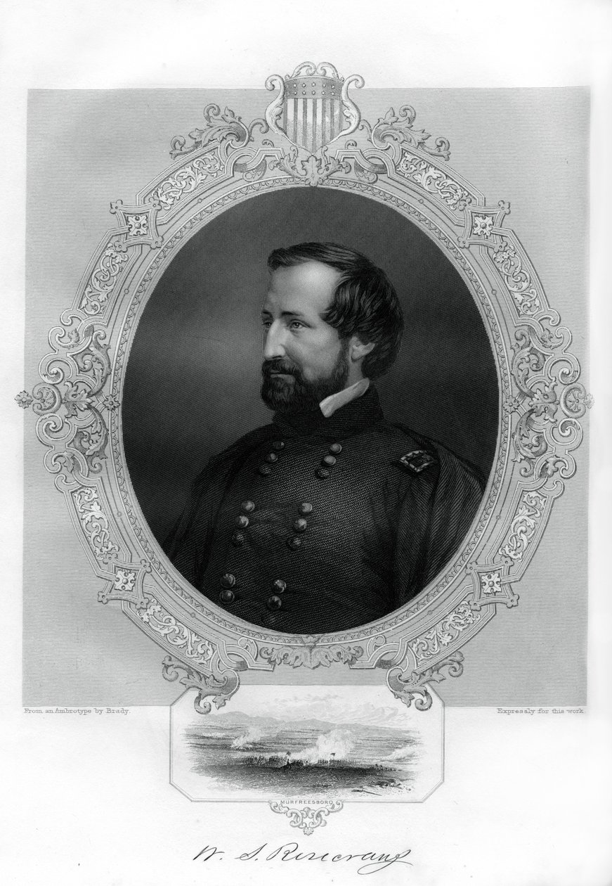 William Rosecrans, a szakszervezeti tábornok az amerikai polgárháború alatt, 1862-1867 alkotó: Unbekannt