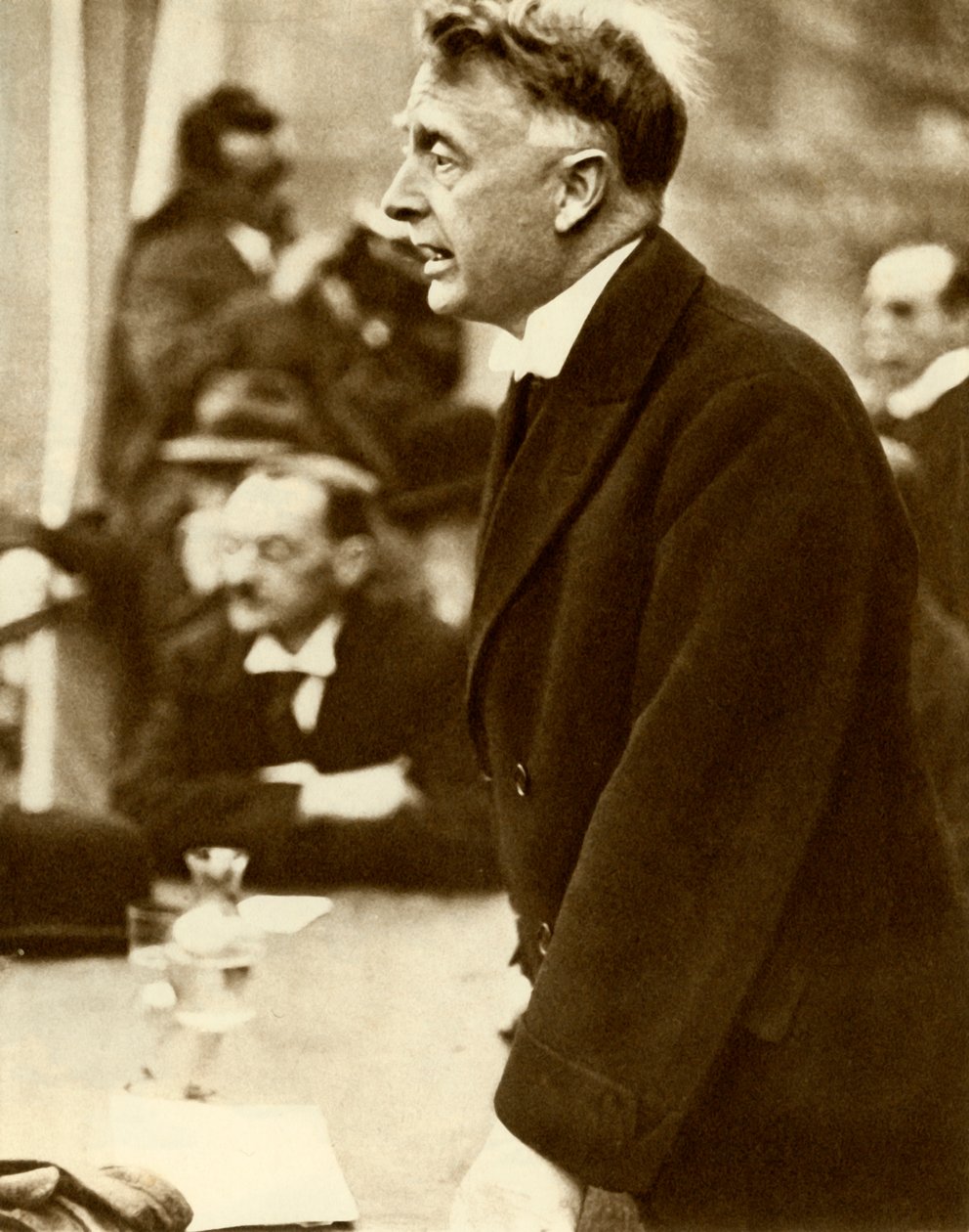 William Thomas Cosgrave beszédet mond, Dublin, Írország, 1922, 1935. alkotó: Unbekannt