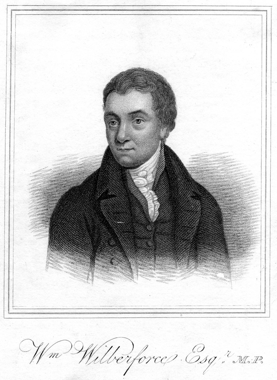 William Wilberforce filantróp, evangéliumi keresztény és rabszolgaság-ellenes kampányoló, 1821 alkotó: Unbekannt