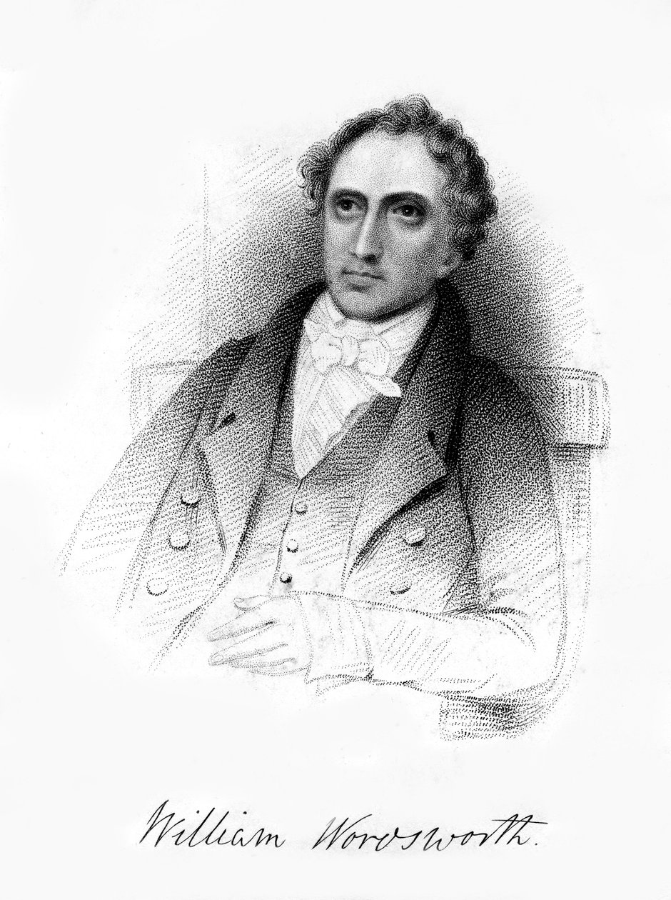 William Wordsworth, angol romantikus költő, 19. század. alkotó: Unbekannt