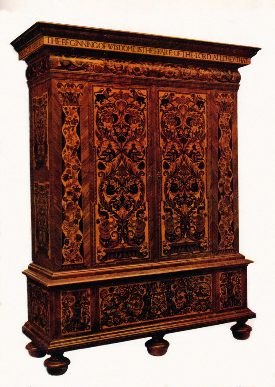 William és Mary Intarziás kabinet, 1690, 1925 alkotó: Unbekannt