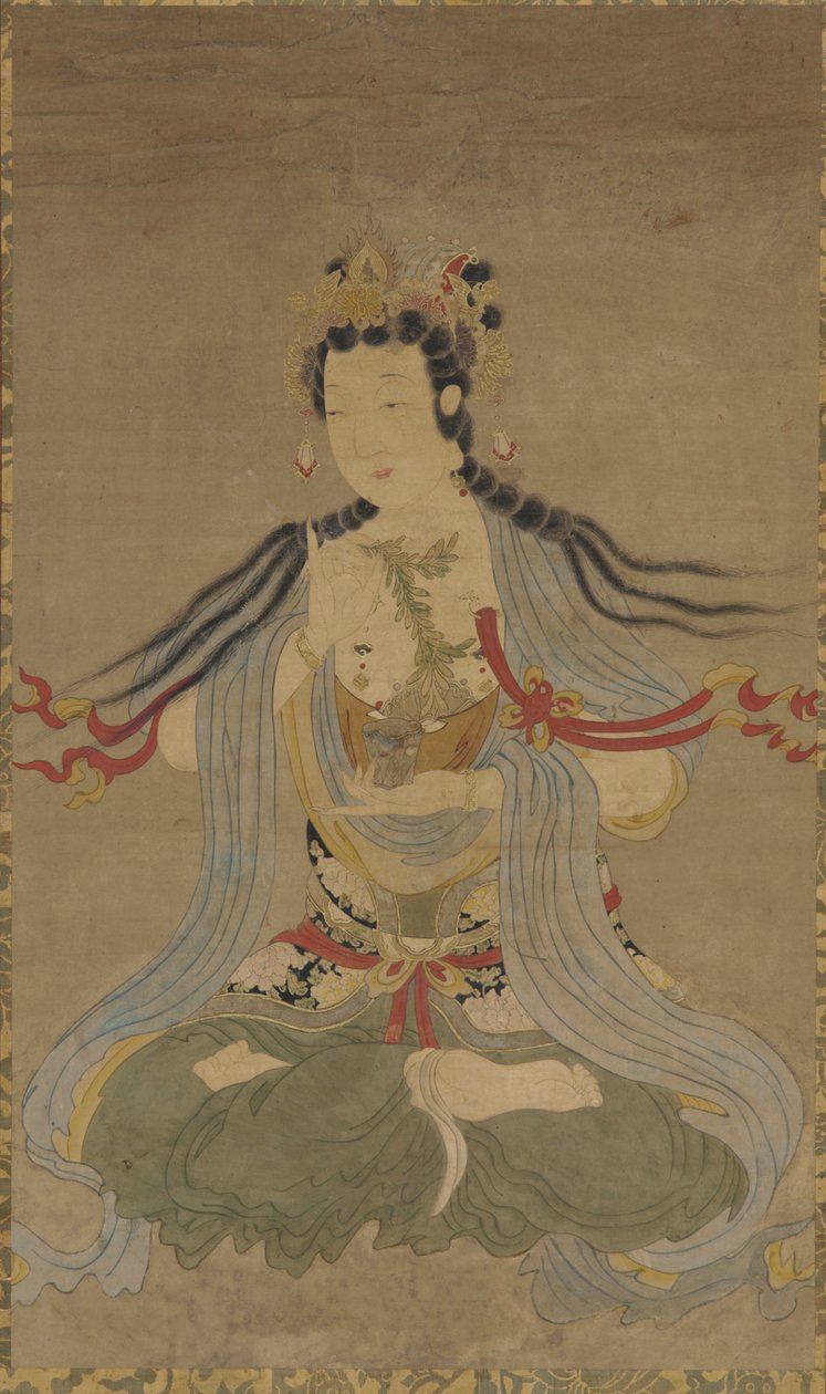 Fűzfaágú Guanyin, Ming-dinasztia, XVII. alkotó: Unbekannt