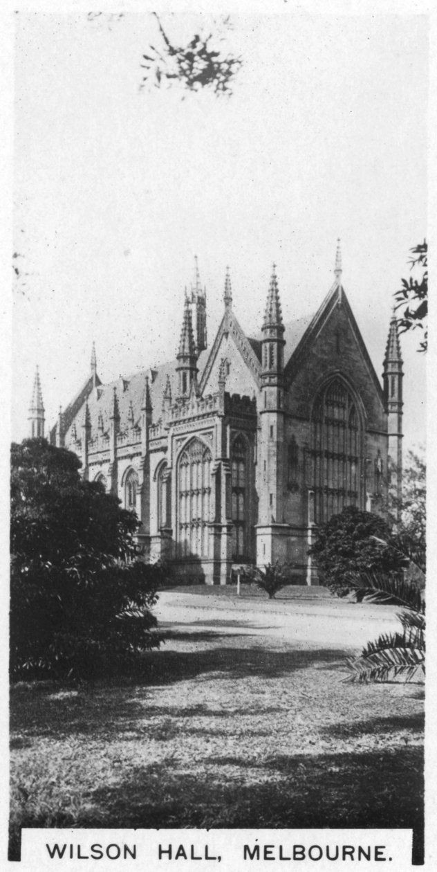 Wilson Hall, Melbourne, Ausztrália, 1928 alkotó: Unbekannt