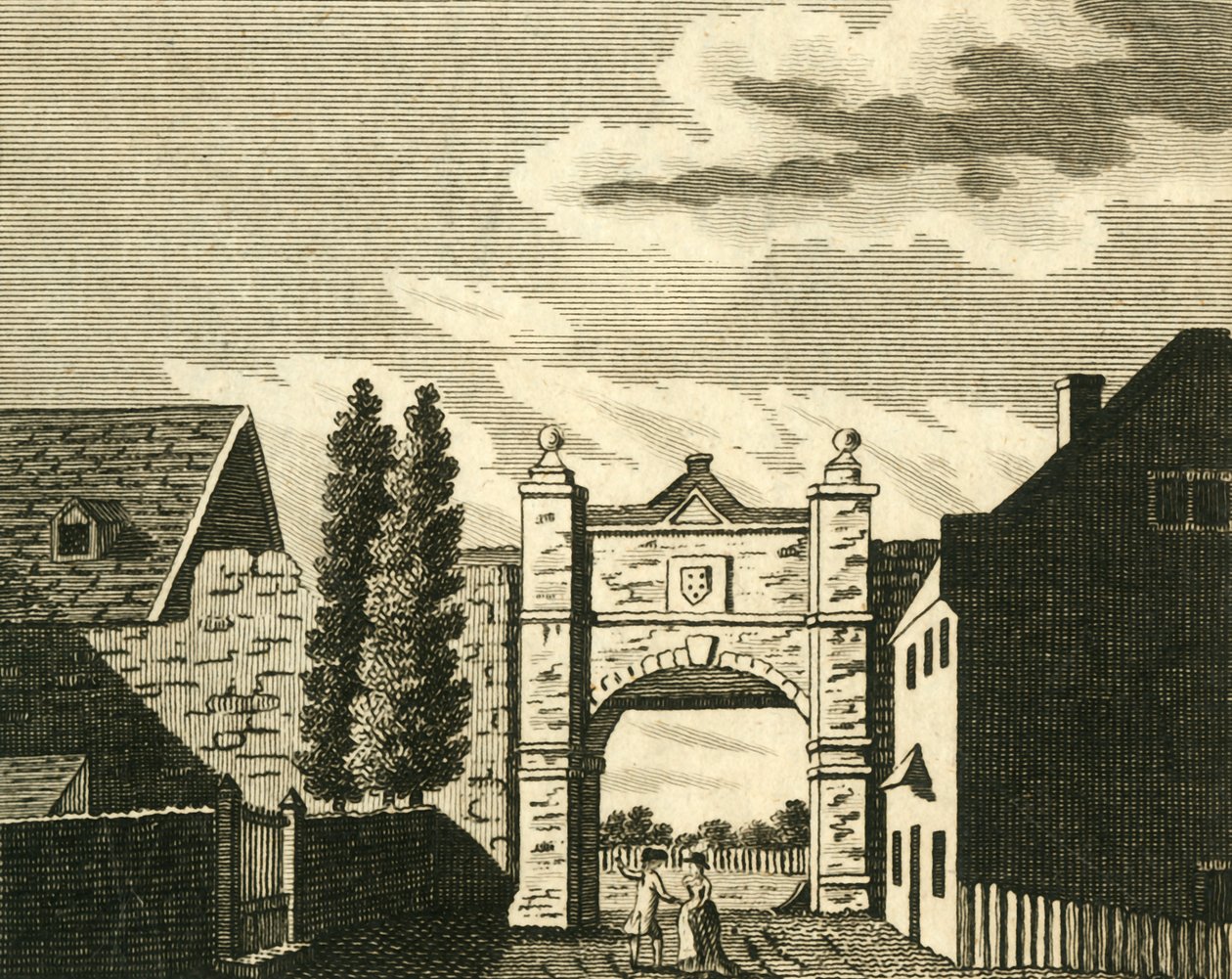 Wincheap Gate, Canterbury, 1786. alkotó: Unbekannt