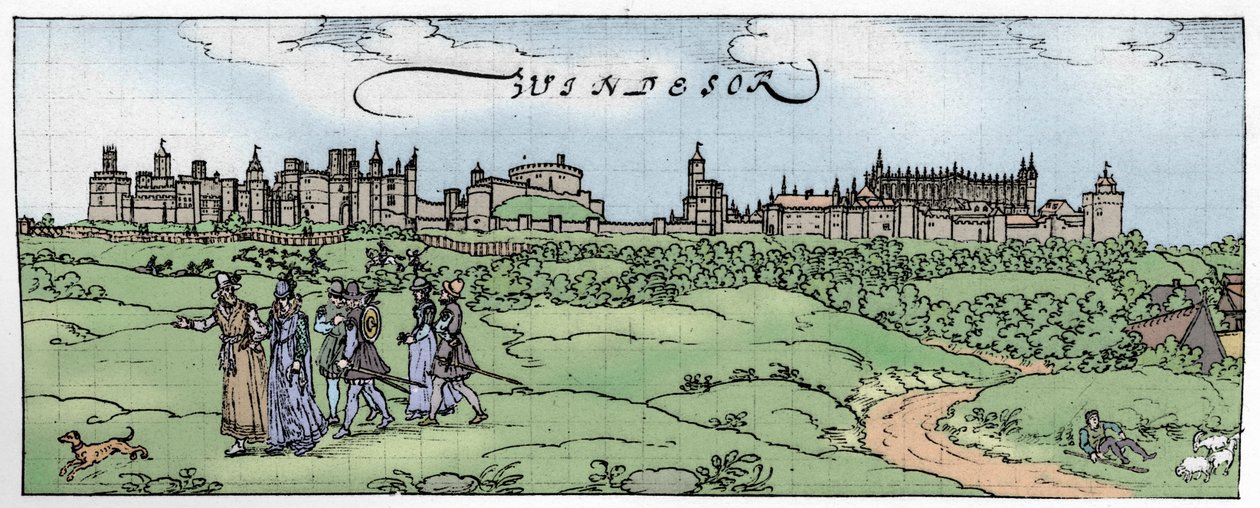 Windsori kastély, 1902. alkotó: Unbekannt