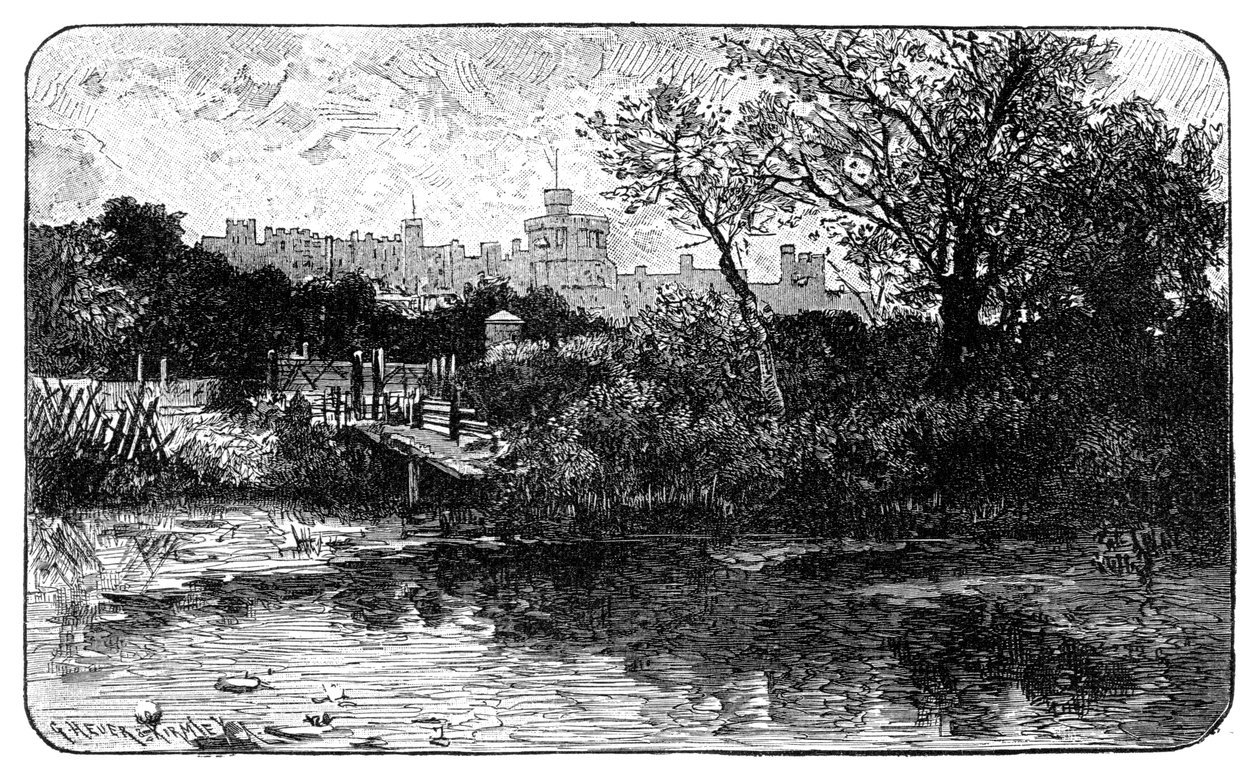 Windsori kastély, Berkshire, 1900 alkotó: Unbekannt