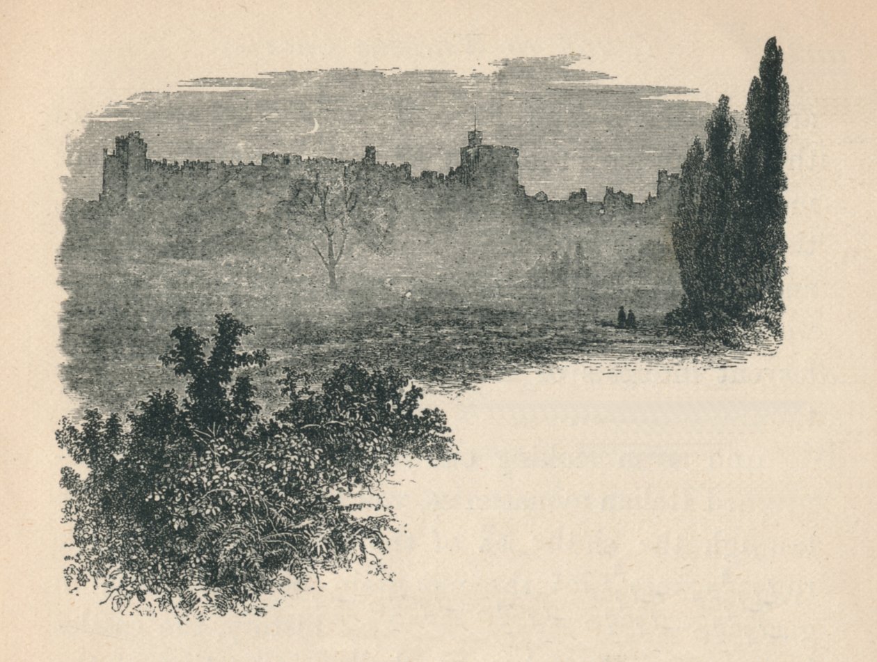 Windsori kastély a Home Parkból, 1895 alkotó: Unbekannt